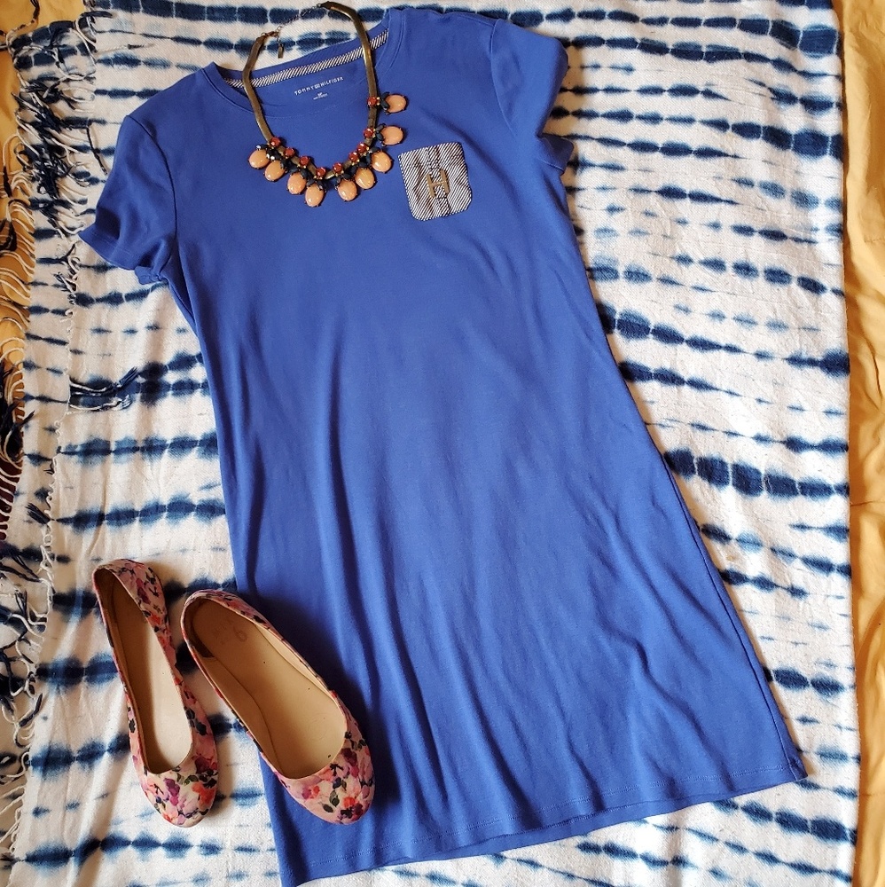 Tommy Hilfiger S/P Blue T-shirt Dress
